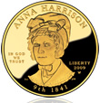 2009 Anna Harrison First Spouse Gold Coin 2009 Anna Harrison First Spouse Gold Coin