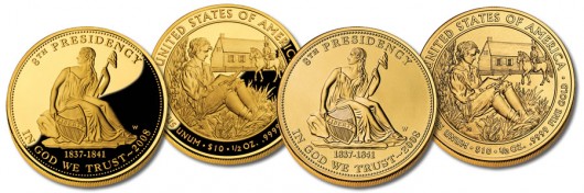 Van Buren’s Liberty First Spouse Gold Coins