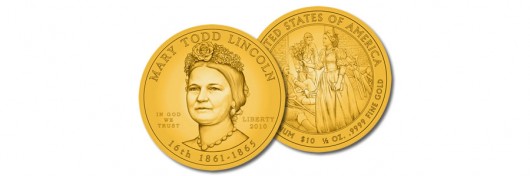 Mary Todd Lincoln First Spouse Gold Coin